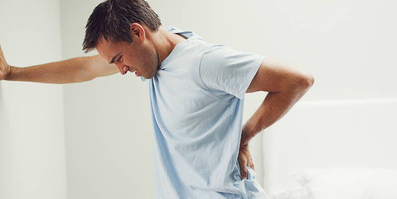 muguras sāpes ar prostatītu