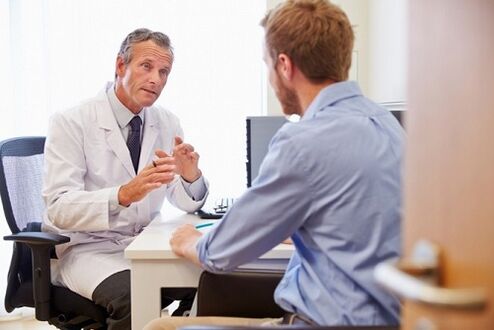 konsultācija ar ārstu par prostatītu